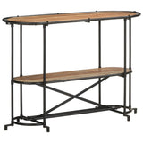 vidaXL Wandtafel 110x42x76 cm massief ruw mangohout