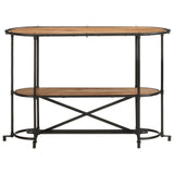 vidaXL Wandtafel 110x42x76 cm massief ruw mangohout