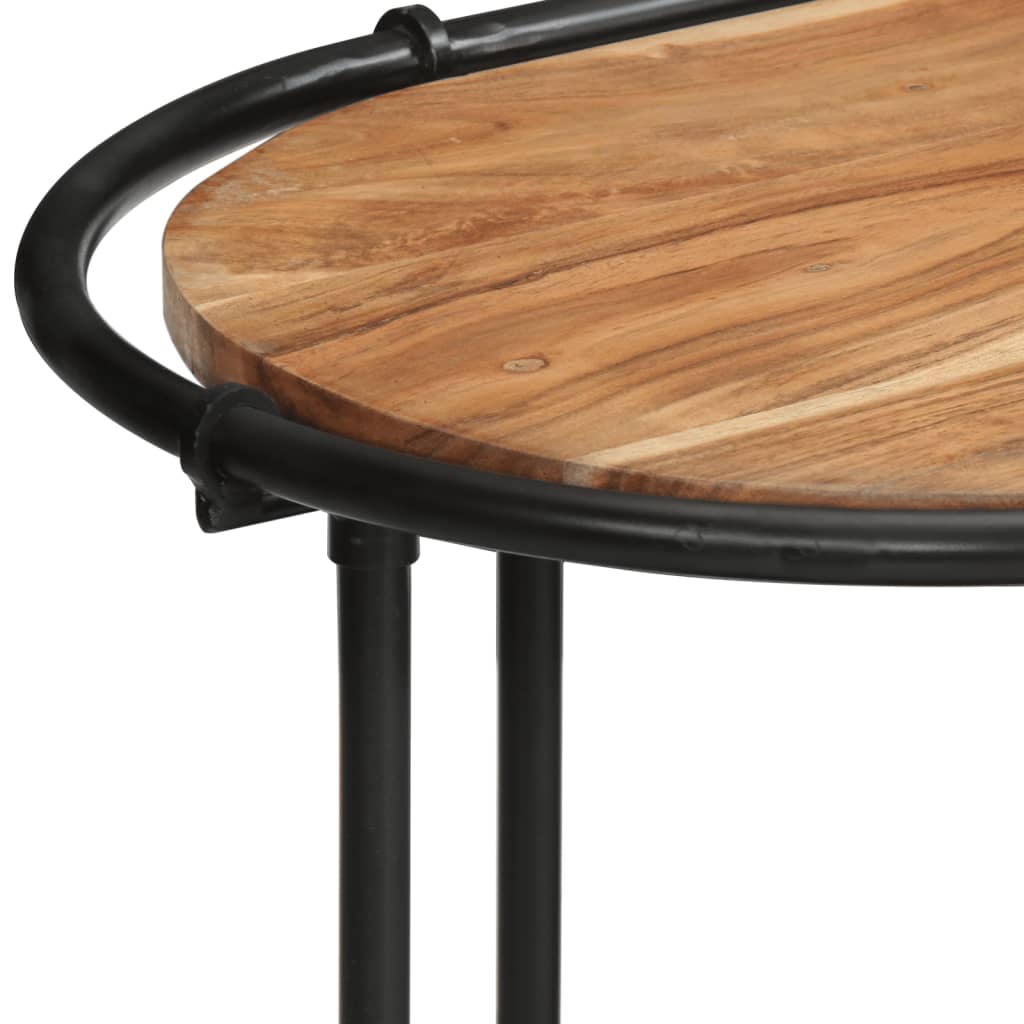 vidaXL Wandtafel 110x42x76 cm massief ruw mangohout