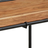 vidaXL Wandtafel 110x42x76 cm massief ruw mangohout