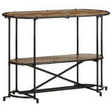 vidaXL Wandtafel 110x42x76 cm massief ruw mangohout