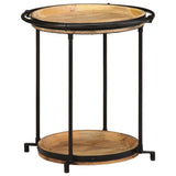 vidaXL Side table Ø55x60 cm solid mango wood