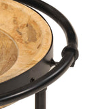 vidaXL 2-piece Side Table Set Solid Mango Wood