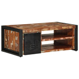vidaXL Salontafel 90x50x36 cm massief ruw mangohout
