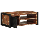 vidaXL Salontafel 90x50x36 cm massief ruw mangohout