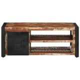 vidaXL Salontafel 90x50x36 cm massief ruw mangohout