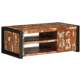 vidaXL Salontafel 90x50x36 cm massief ruw mangohout