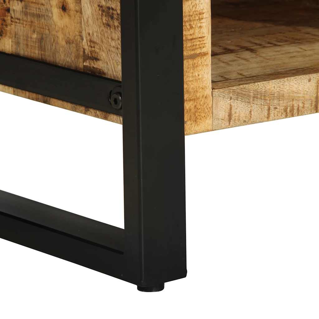 vidaXL Coffee Table 90x50x36 cm Solid Rough Mango Wood