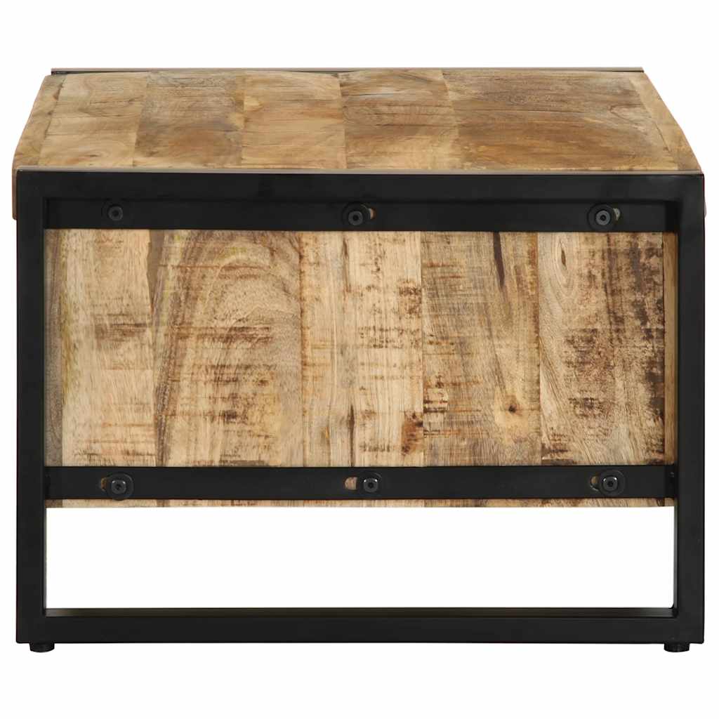 vidaXL Coffee Table 90x50x36 cm Solid Rough Mango Wood