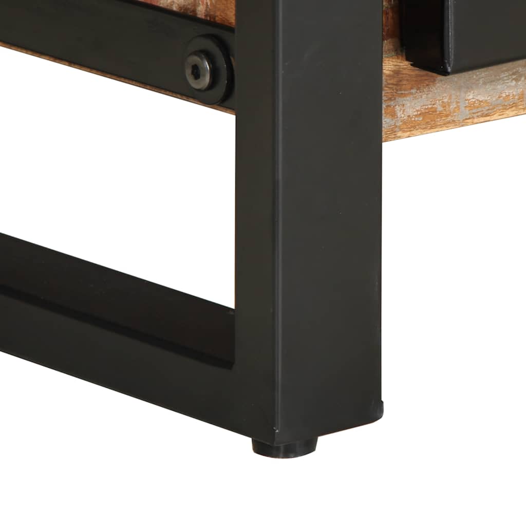 vidaXL Salontafel 90x50x36 cm massief gerecycled hout meerkleurig