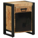 vidaXL Nachtkastje 40x30x50 cm massief ruw mangohout