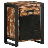 vidaXL Nachtkastje 40x30x50 cm massief ruw mangohout