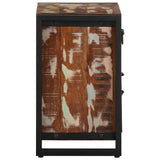 vidaXL Nachtkastje 40x30x50 cm massief ruw mangohout