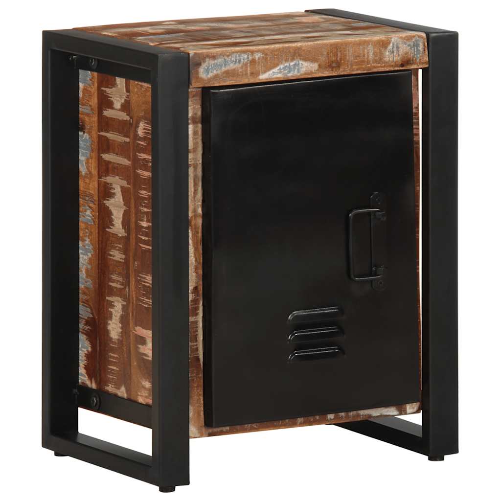 vidaXL Nachtkastje 40x30x51 cm massief ruw mangohout