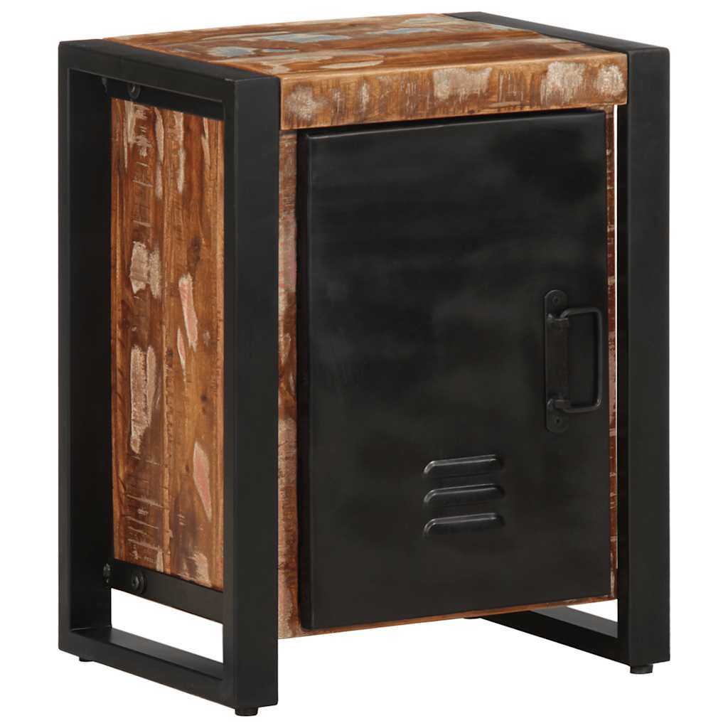 vidaXL Nachtkastje 40x30x51 cm massief ruw mangohout