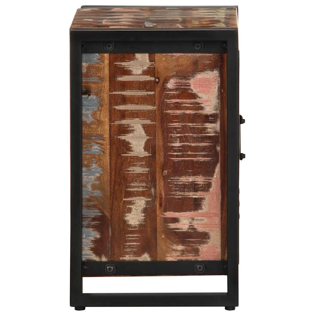 vidaXL Nachtkastje 40x30x51 cm massief ruw mangohout