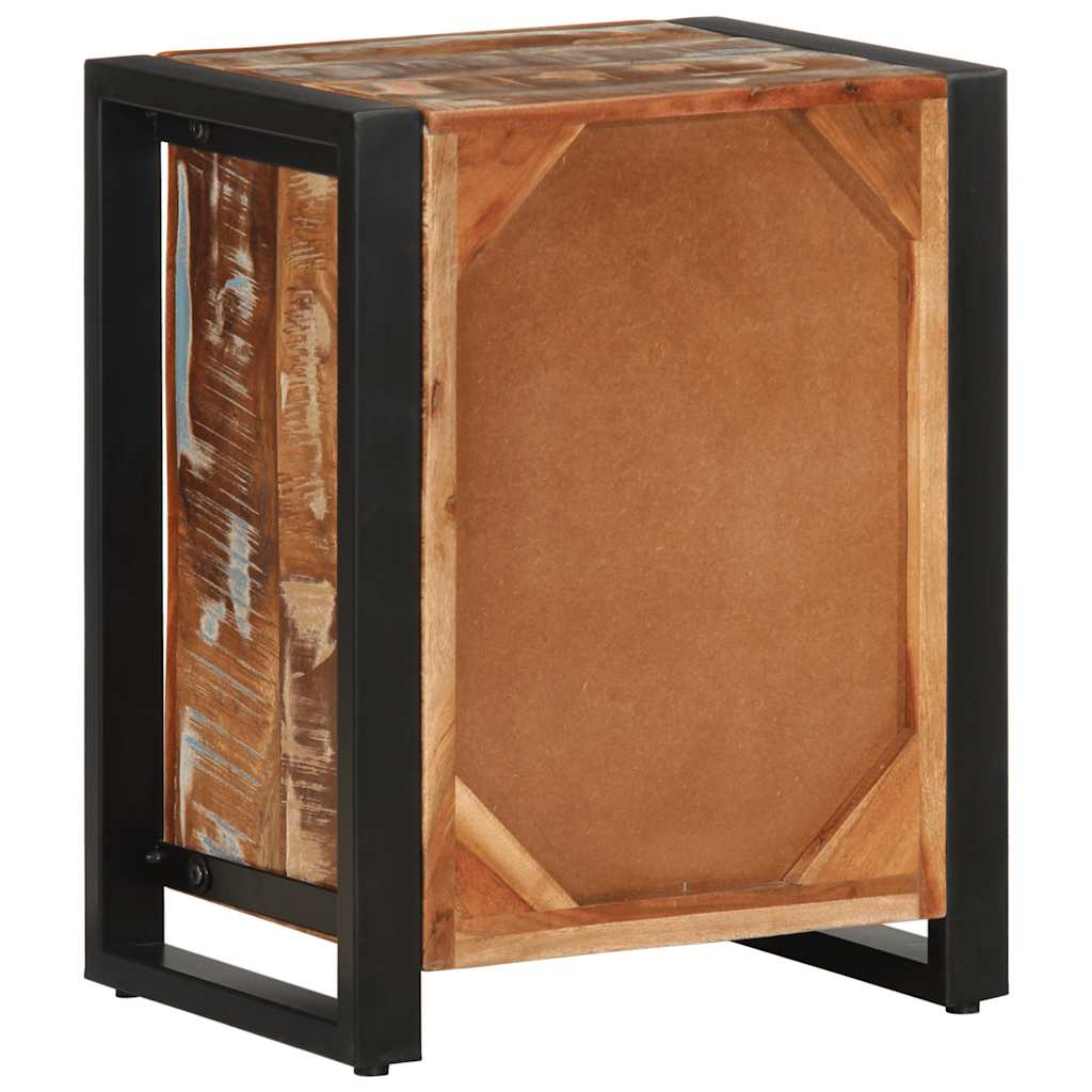 vidaXL Nachtkastje 40x30x51 cm massief ruw mangohout