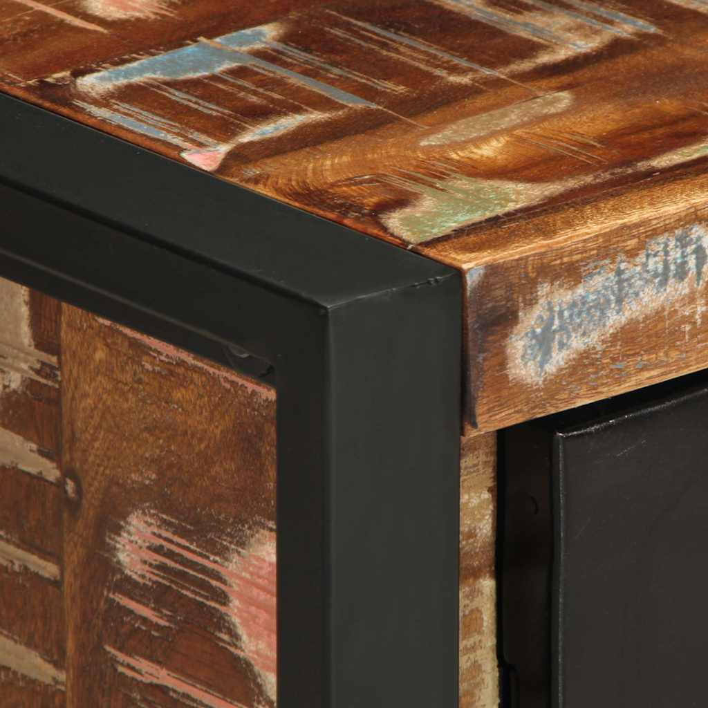 vidaXL Nachtkastje 40x30x51 cm massief ruw mangohout