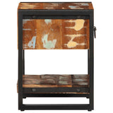 vidaXL Nachtkastje 35x34x45 cm massief ruw mangohout