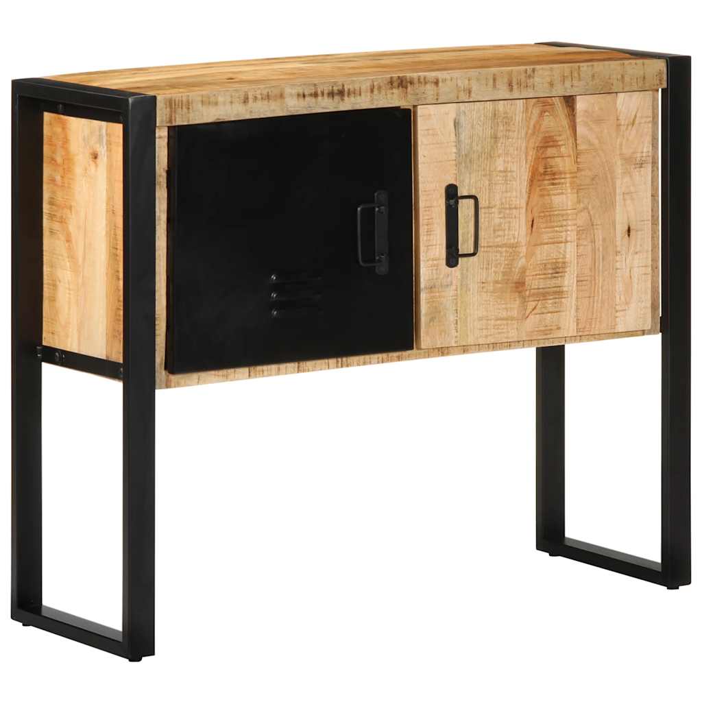vidaXL Wandkast 90x35x75 cm massief ruw mangohout