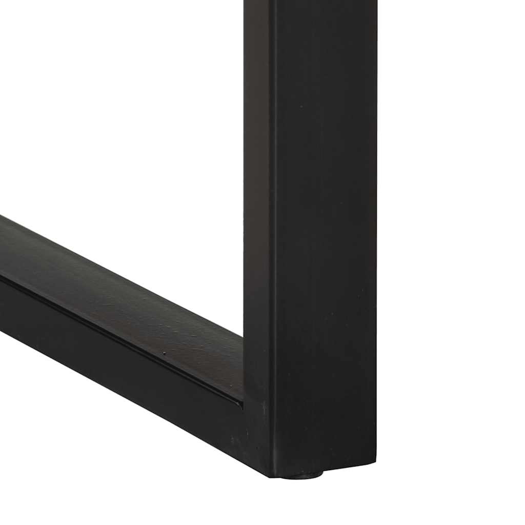 vidaXL Wandkast 90x35x75 cm massief ruw mangohout