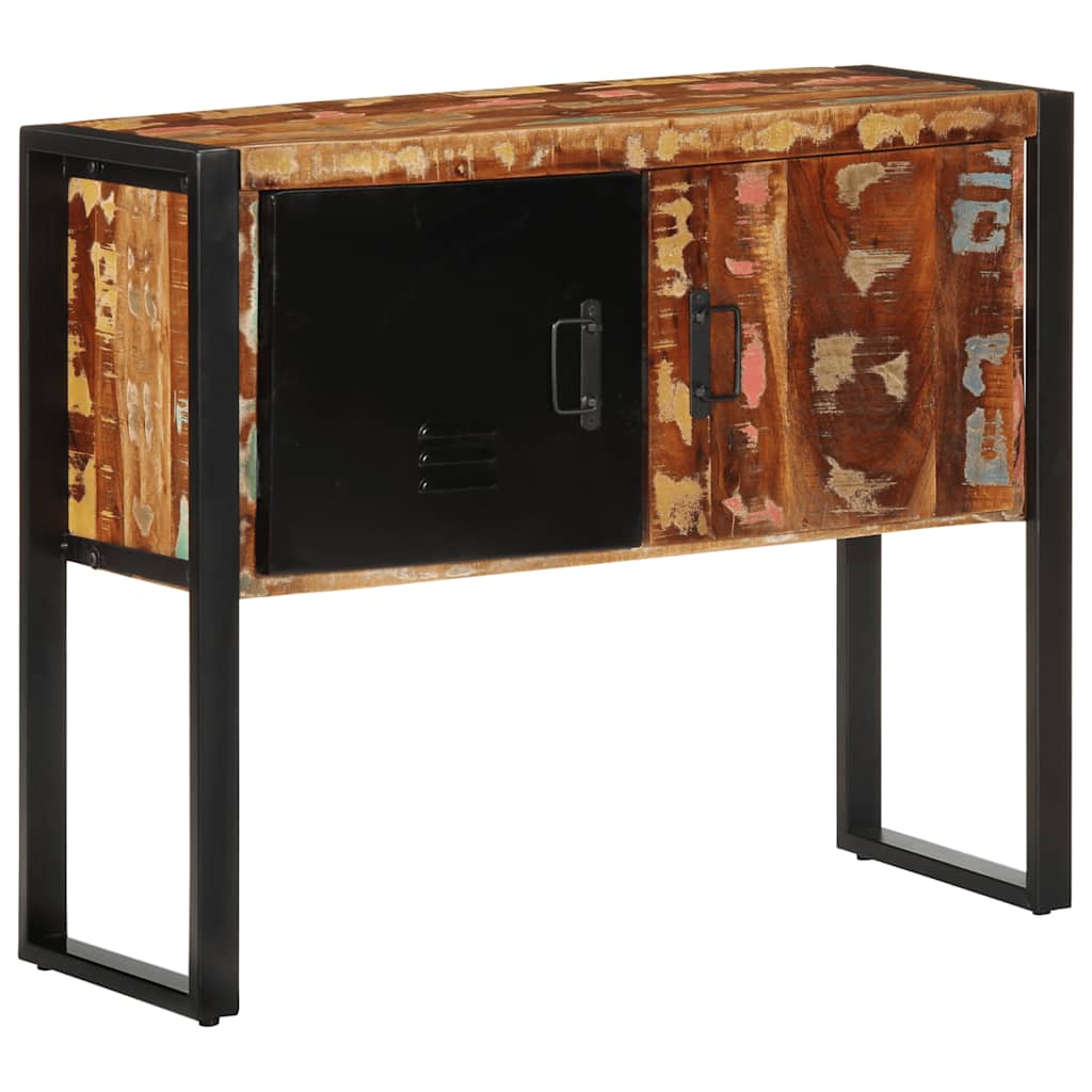 vidaXL Wandkast 90x35x75 cm massief ruw mangohout