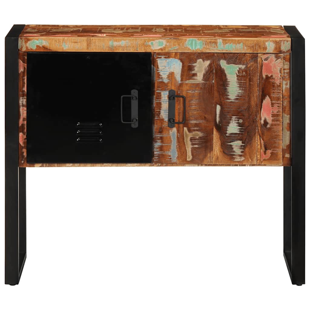 vidaXL Wandkast 90x35x75 cm massief ruw mangohout