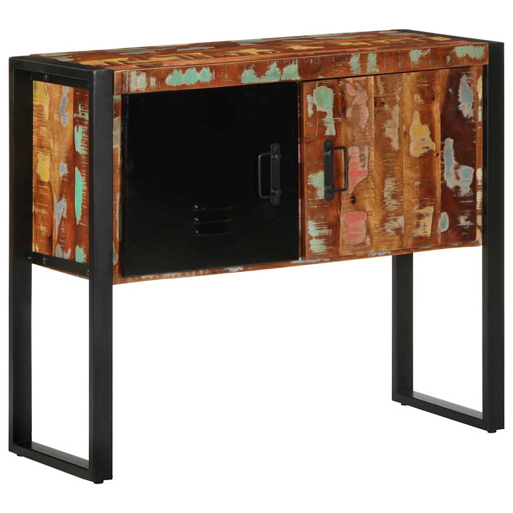vidaXL Wandkast 90x35x75 cm massief ruw mangohout