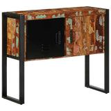 vidaXL Wandkast 90x35x75 cm massief ruw mangohout