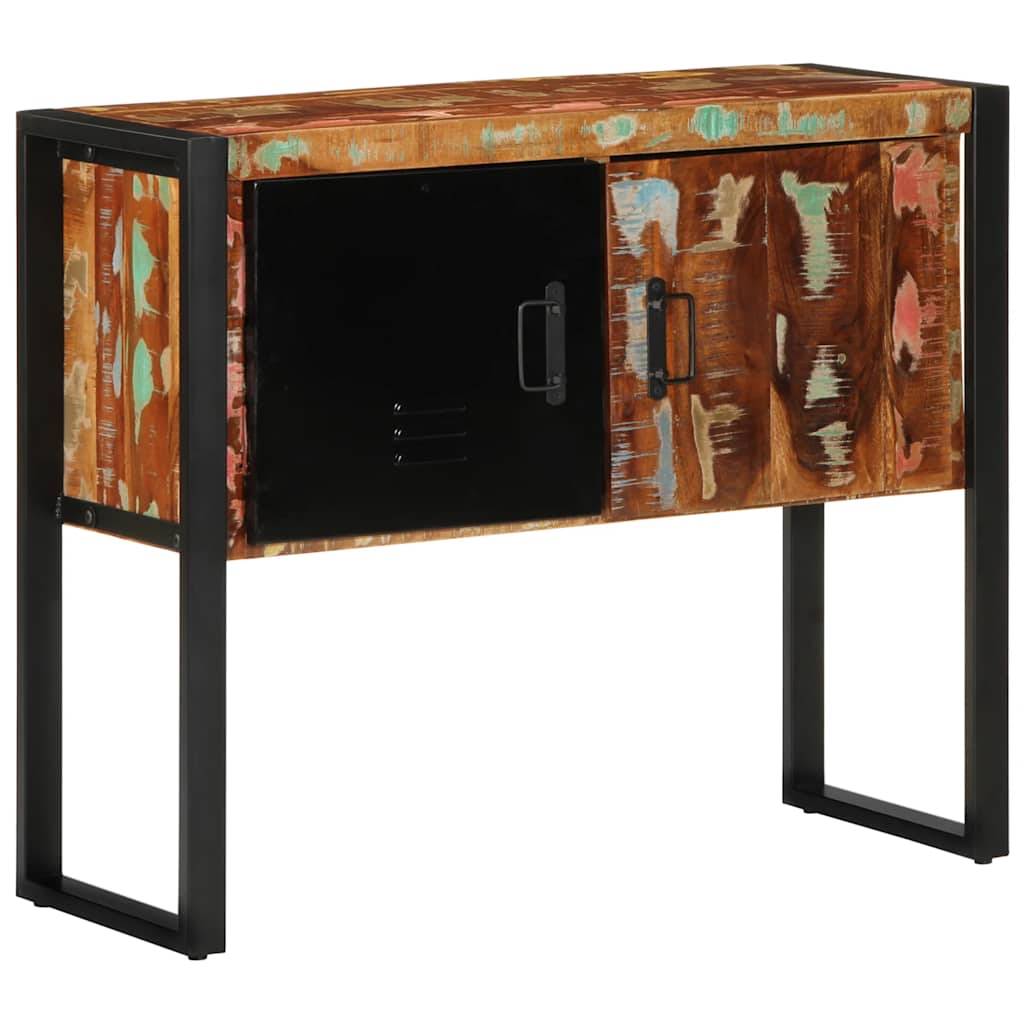 vidaXL Wandkast 90x35x75 cm massief ruw mangohout