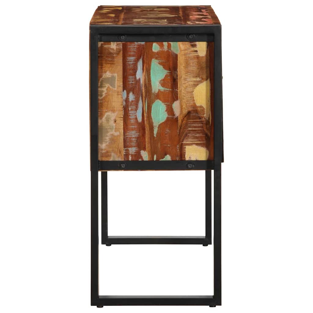 vidaXL Wandkast 90x35x75 cm massief ruw mangohout