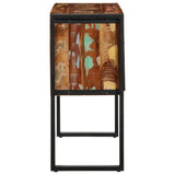 vidaXL Wandkast 90x35x75 cm massief ruw mangohout