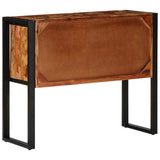 vidaXL Wandkast 90x35x75 cm massief ruw mangohout