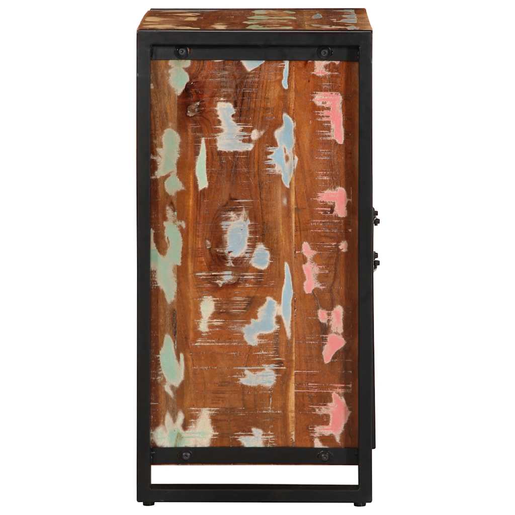vidaXL Sideboard 55x35x70 cm Solid Reclaimed Wood Multicolour