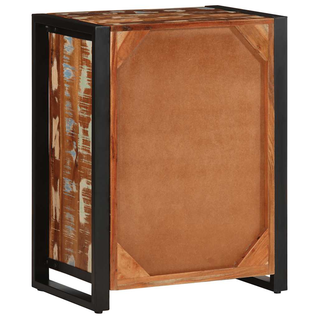 vidaXL Dressoir 55x35x70 cm massief gerecycled hout meerkleurig