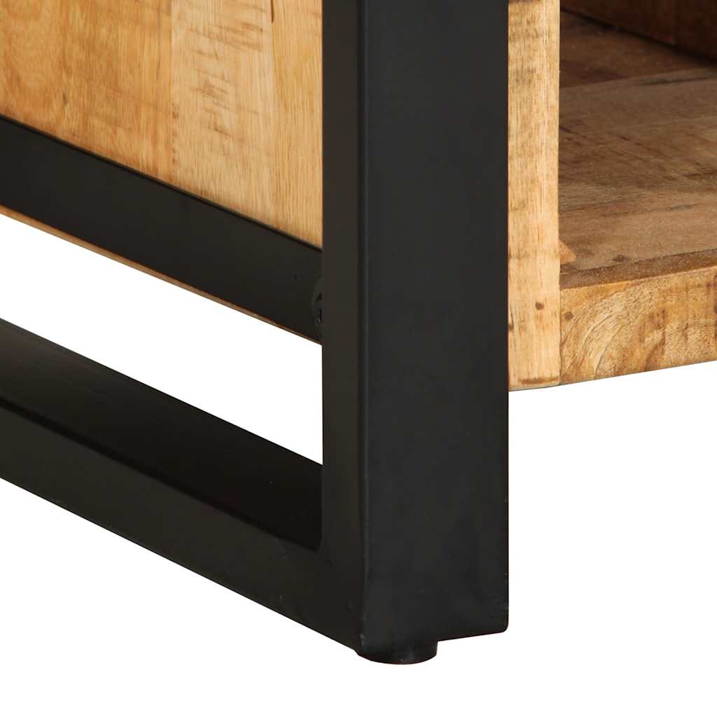 vidaXL Dressoir 55x35x70 cm massief ruw mangohout