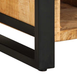 vidaXL Dressoir 55x35x70 cm massief ruw mangohout