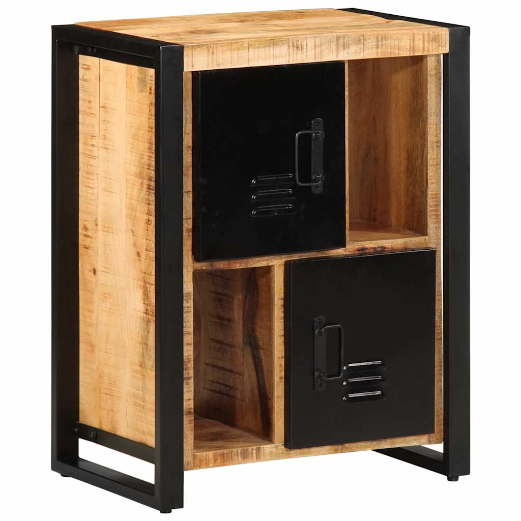 vidaXL Dressoir 55x35x70 cm massief ruw mangohout