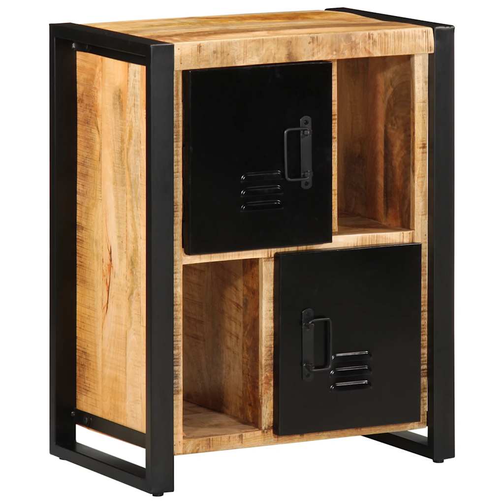 vidaXL Dressoir 55x35x70 cm massief ruw mangohout
