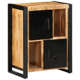 vidaXL Dressoir 55x35x70 cm massief ruw mangohout