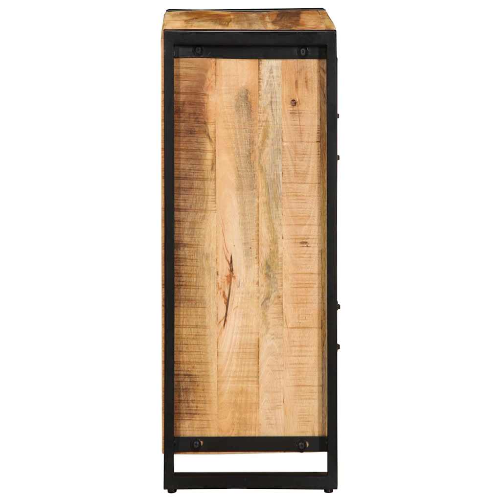 vidaXL Dressoir 55x35x70 cm massief ruw mangohout