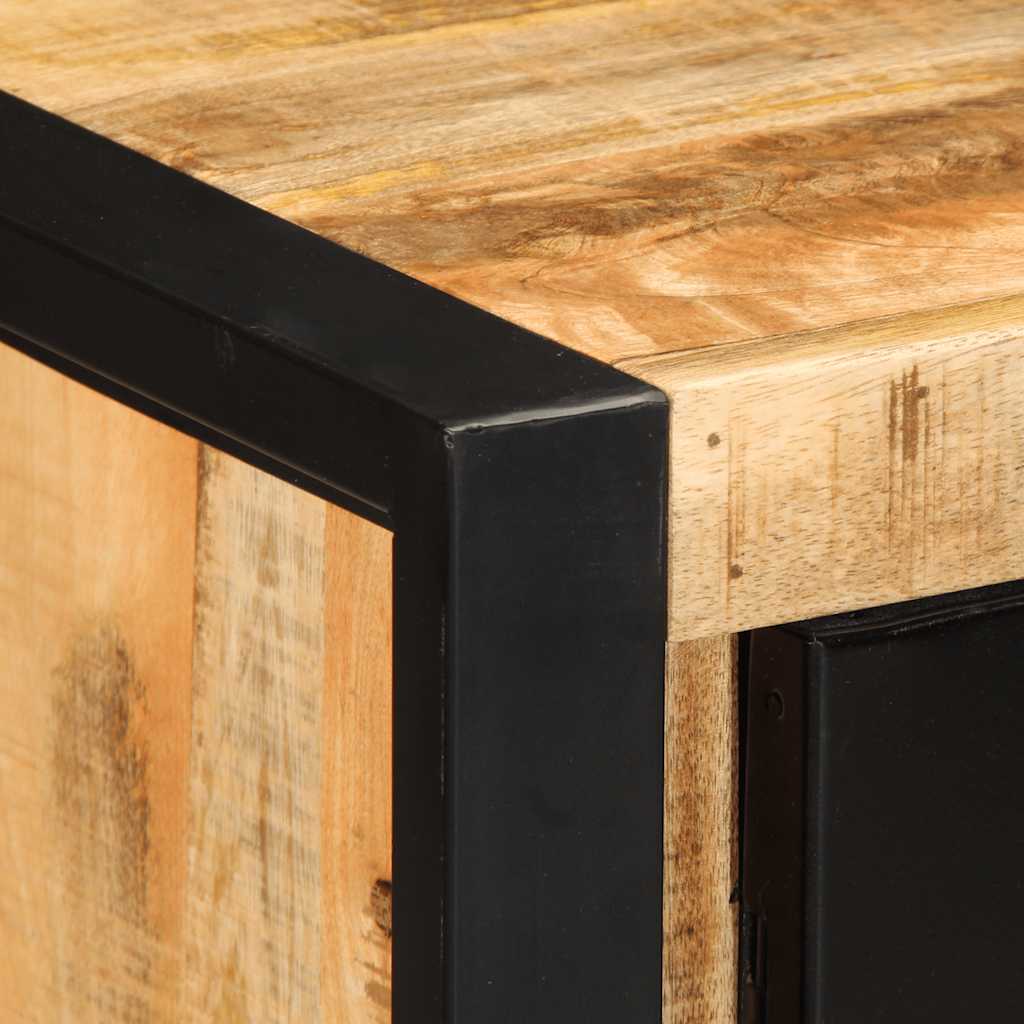 vidaXL Dressoir 55x35x70 cm massief ruw mangohout