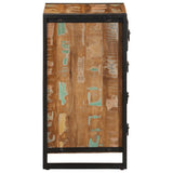 vidaXL Ladekast 40x40x75 cm massief gerecycled hout meerkleurig