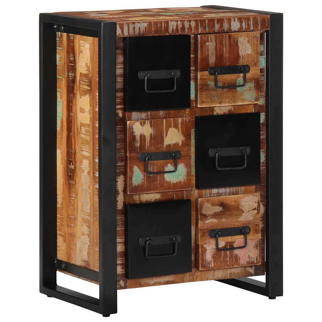vidaXL Sideboard 50x35x70 cm Solid Reclaimed Wood