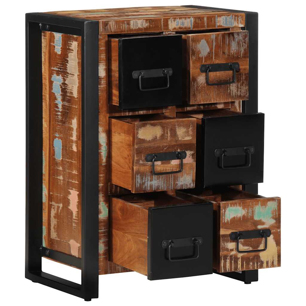 vidaXL Sideboard 50x35x70 cm Solid Reclaimed Wood