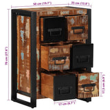 vidaXL Sideboard 50x35x70 cm Solid Reclaimed Wood