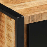 vidaXL Tv-meubel 80x30x40 cm massief ruw mangohout