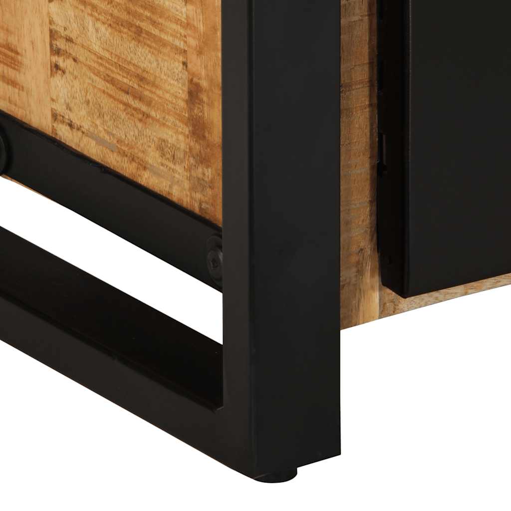vidaXL Tv-meubel 80x30x40 cm massief ruw mangohout
