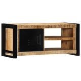vidaXL Tv-meubel 80x30x35 cm massief ruw mangohout