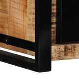vidaXL Tv-meubel 80x30x35 cm massief ruw mangohout